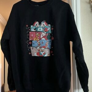 Black Disney Character Sweatshirt